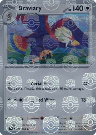 Braviary Master Ball - Black Bolt