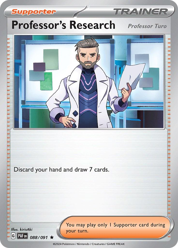 Professor's Research (Turo) Holografico - Paldean Fates