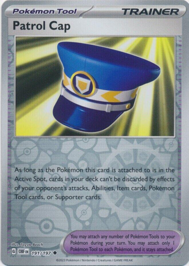 Patrol Cap Reverse Holografico - Obsidian Flames