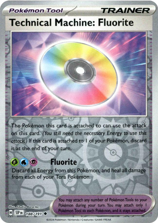 Technical Machine: Fluorite Reverse Holografico - Surging Sparks
