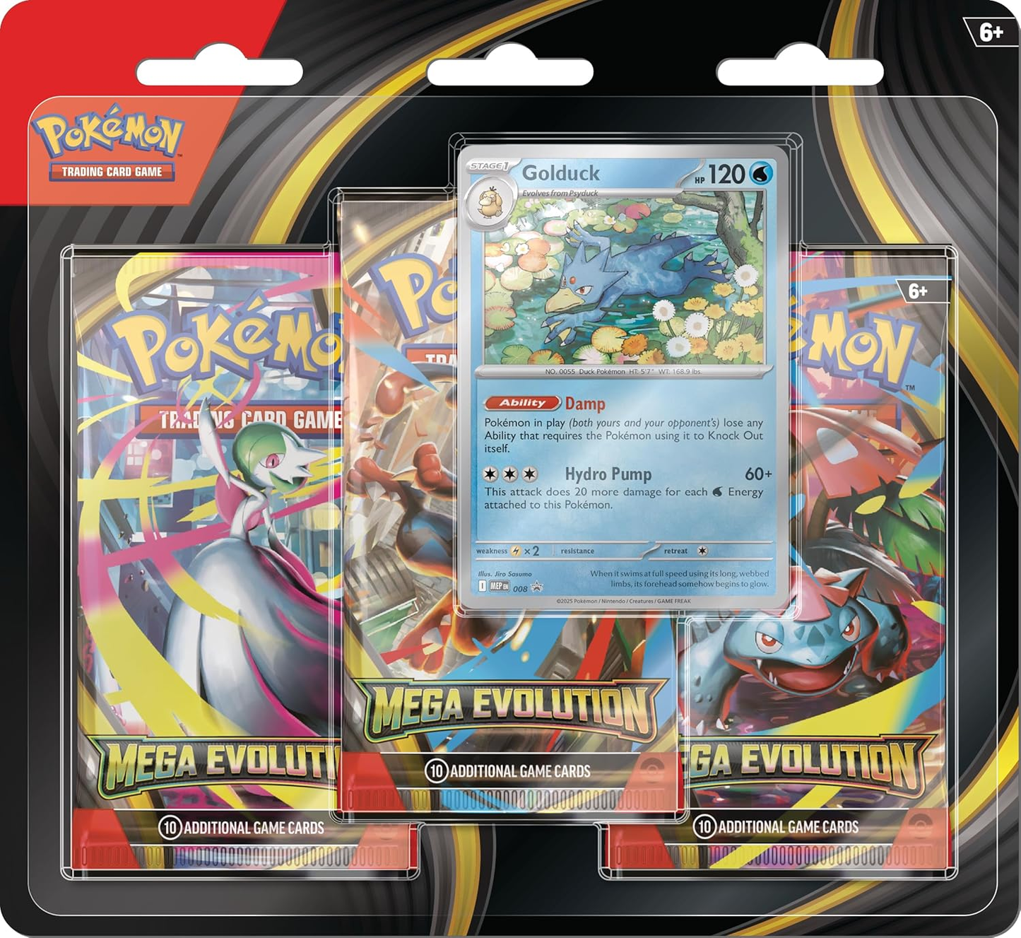 3 Pack Blister Mega Evolution Golduck