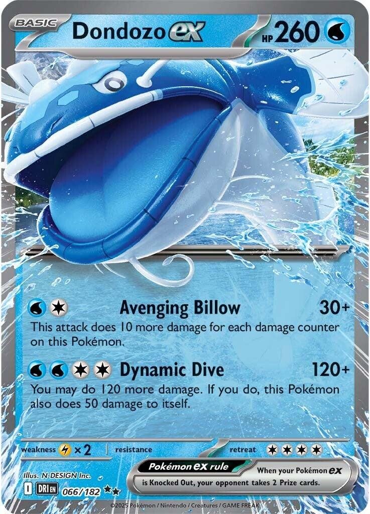 Dondozo EX - Destined Rivals