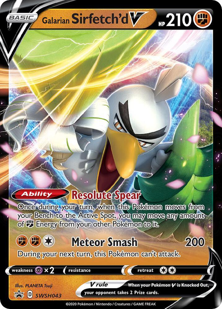 Galarian Sirfetch'd V - Sword & Shield Promo