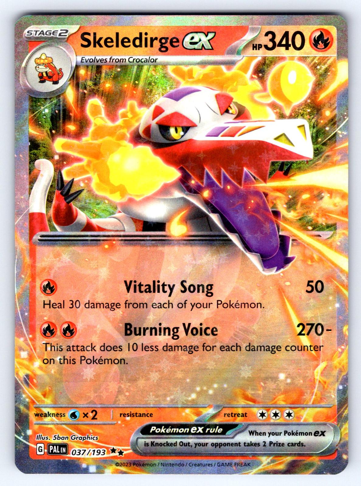 Skeledirge EX - Paldea Evolved