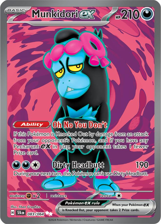 Munkidori EX Full Art - Shrouded Fable