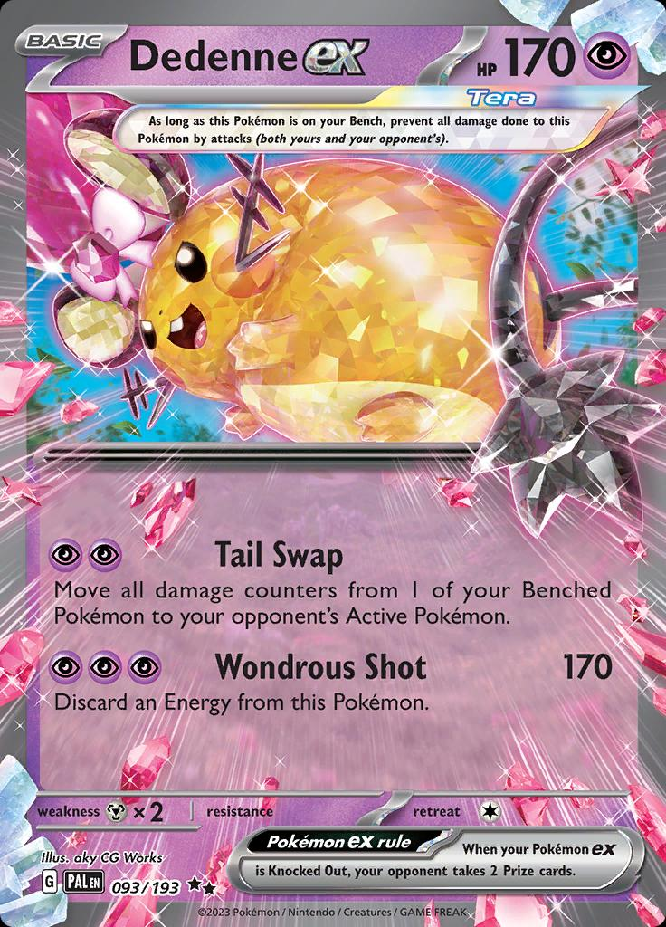 Dedenne EX - Paldea Evolved