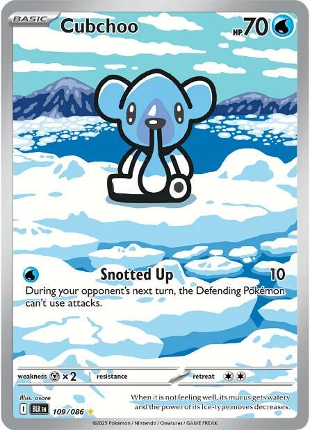 Cubchoo Illustration - Black Bolt