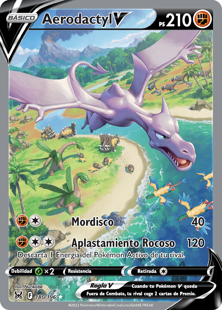 Aerodactyl V Arte Alternativo - Origen Perdido