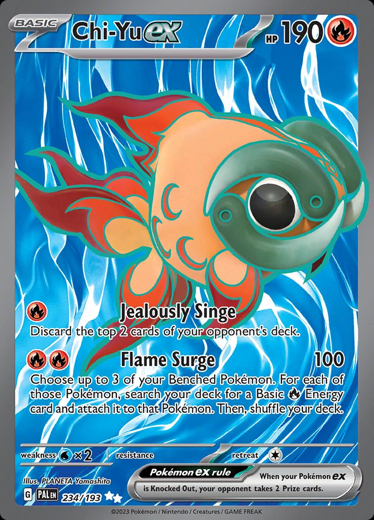 Chi-Yu EX Full Art - Paldea Evolved