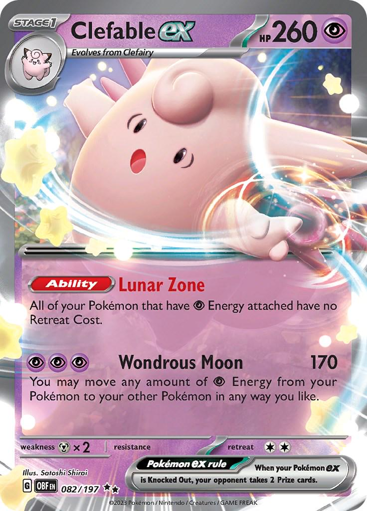 Clefable EX - Obsidian Flames