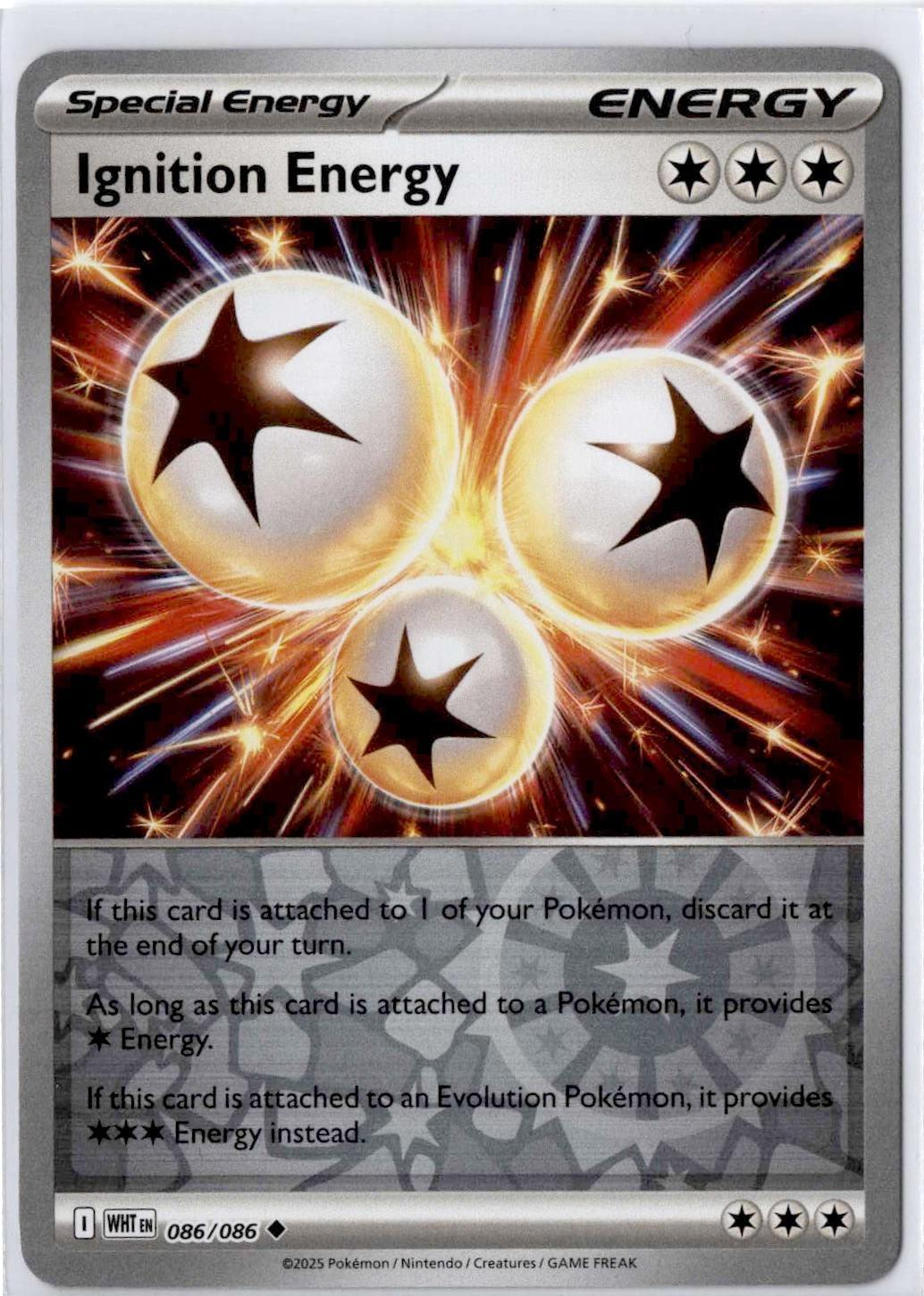 Ignition Energy Reverse Holografico - White Flare
