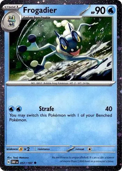 Frogadier Cosmos Holografico - Scarlet & Violet Promo