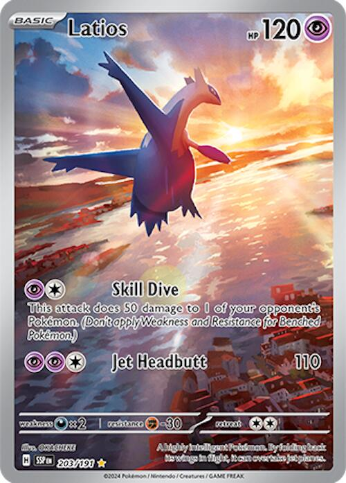 Latios Illustration - Surging Sparks