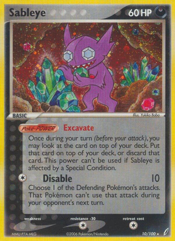 Sableye Holografico (LP) - Crystal Guardians