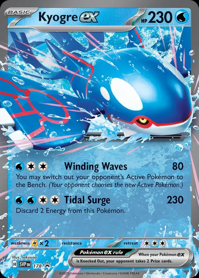 Kyogre EX - Scarlet & Violet Promo