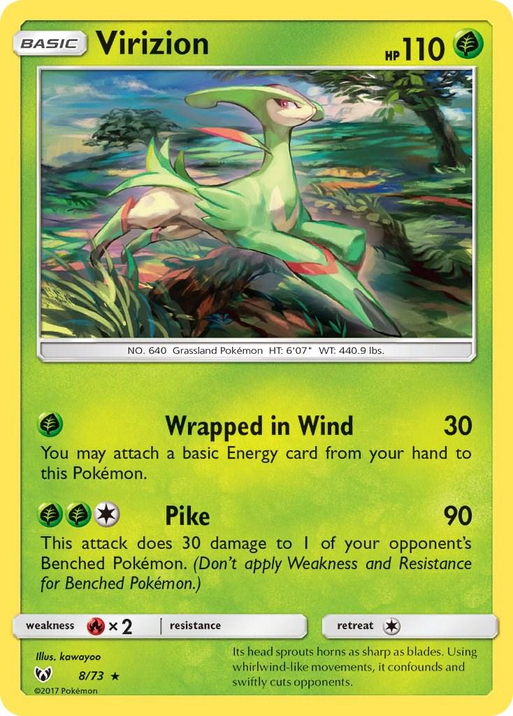 Virizion Holografico - Shining Legends