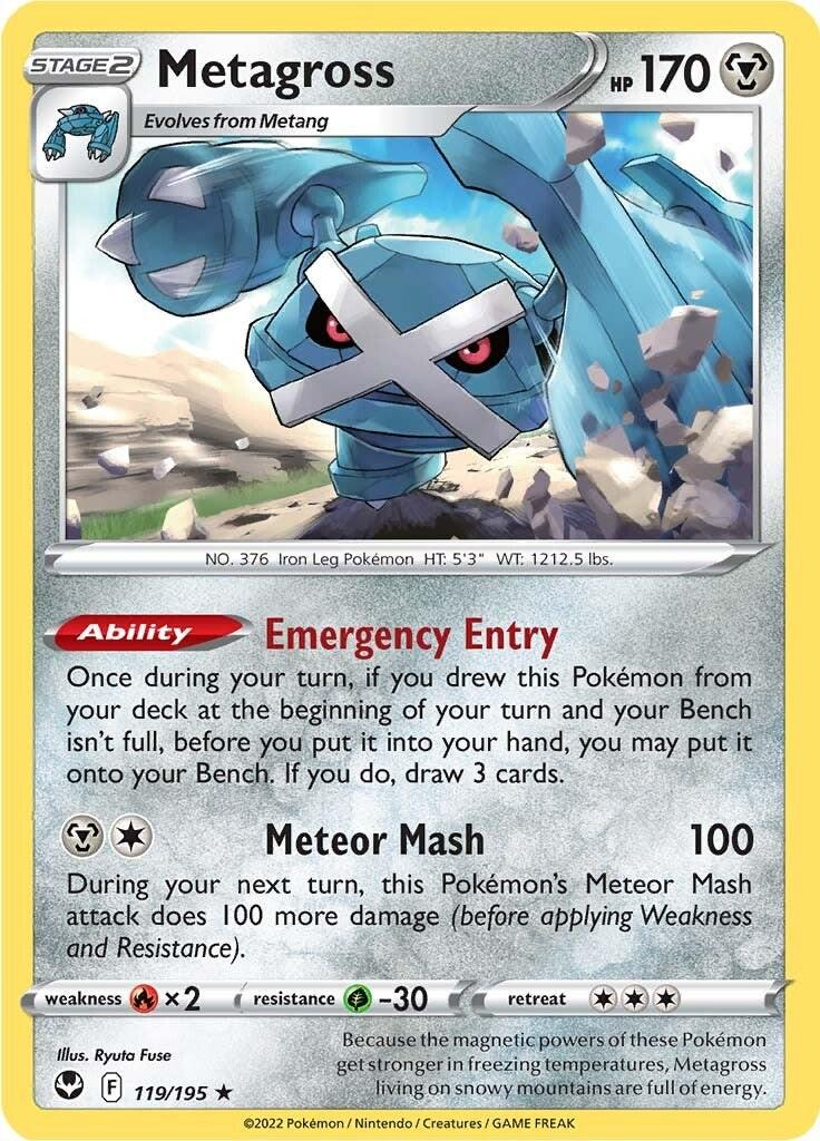 Metagross Reverse Holografico - Silver Tempest