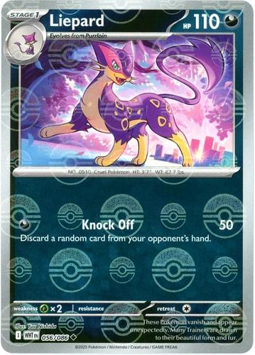 Liepard Poke Ball - White Flare