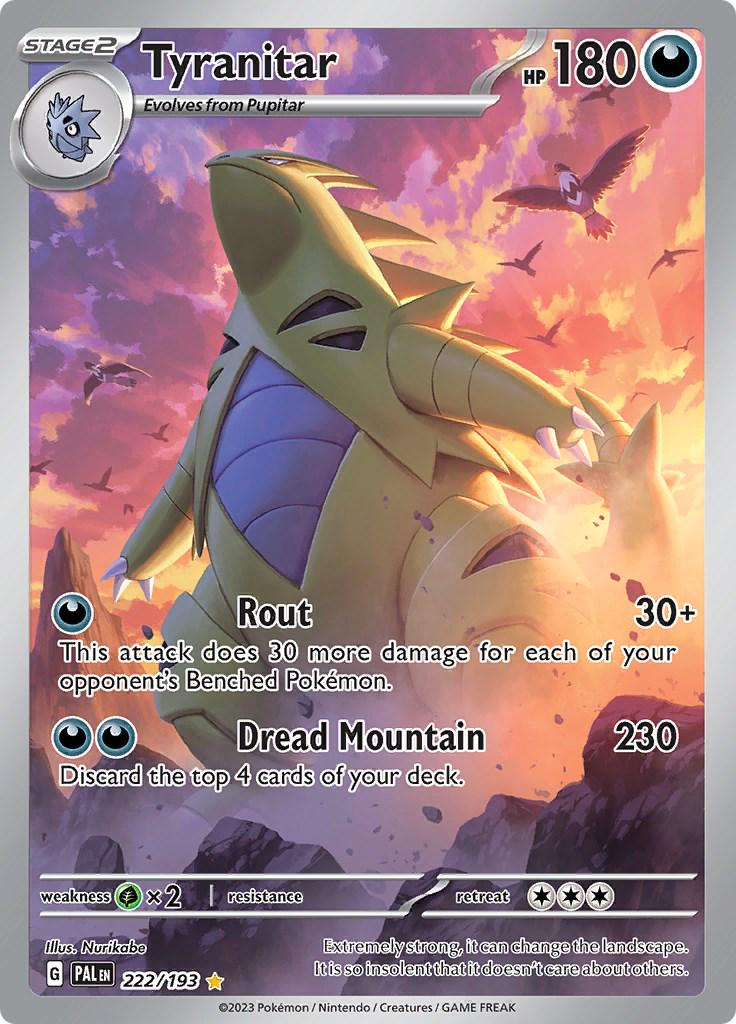 Tyranitar Illustration - Paldea Evolved