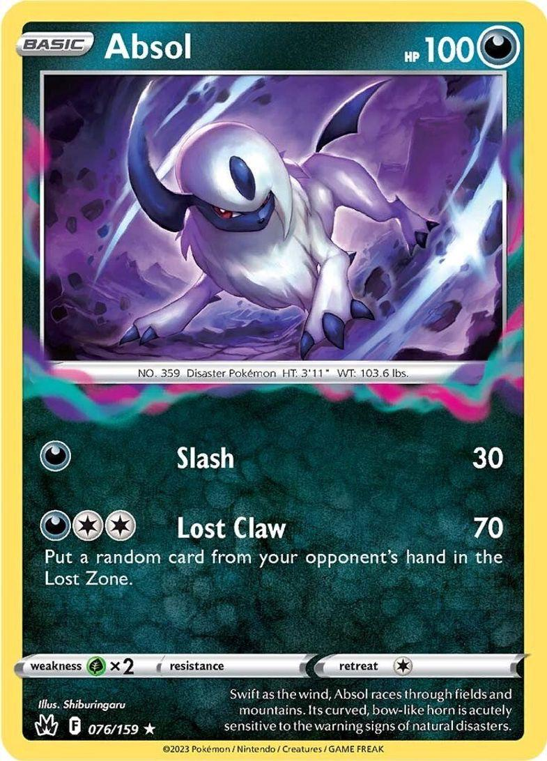 Absol Holografico - Crown Zenith