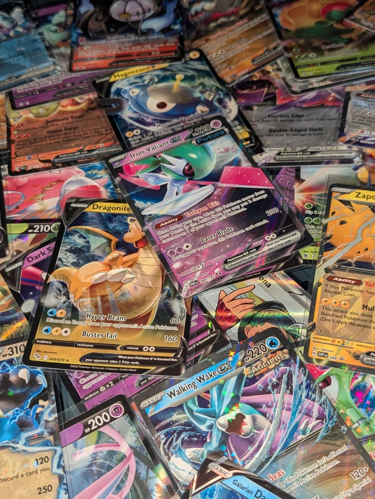 10 Cartas Pokemon EX o V aleatorias Ingles