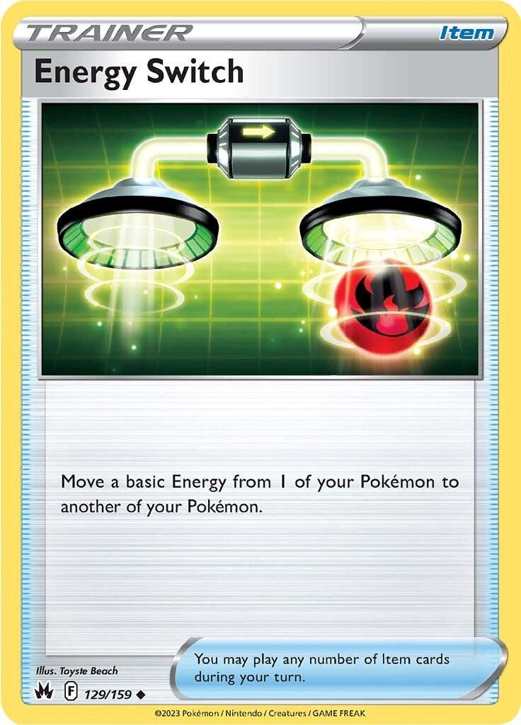Energy Switch Reverse Holografico - Crown Zenith