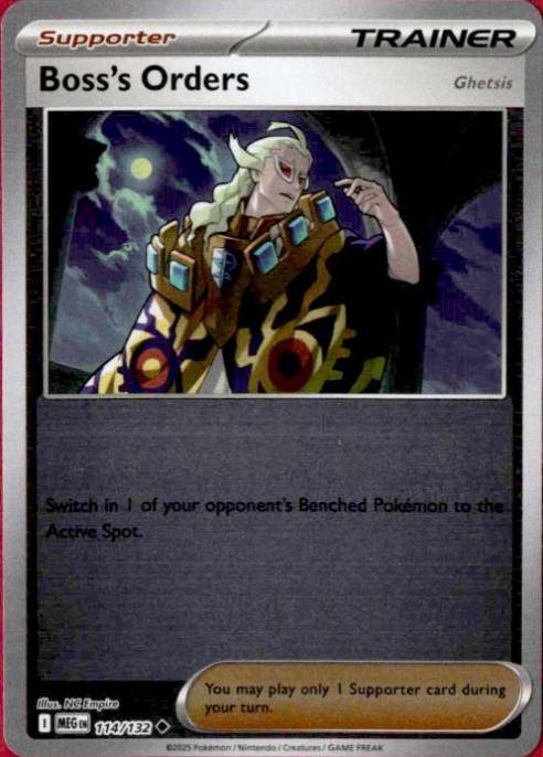 Boss's Orders Reverse Holografico - Mega Evolution