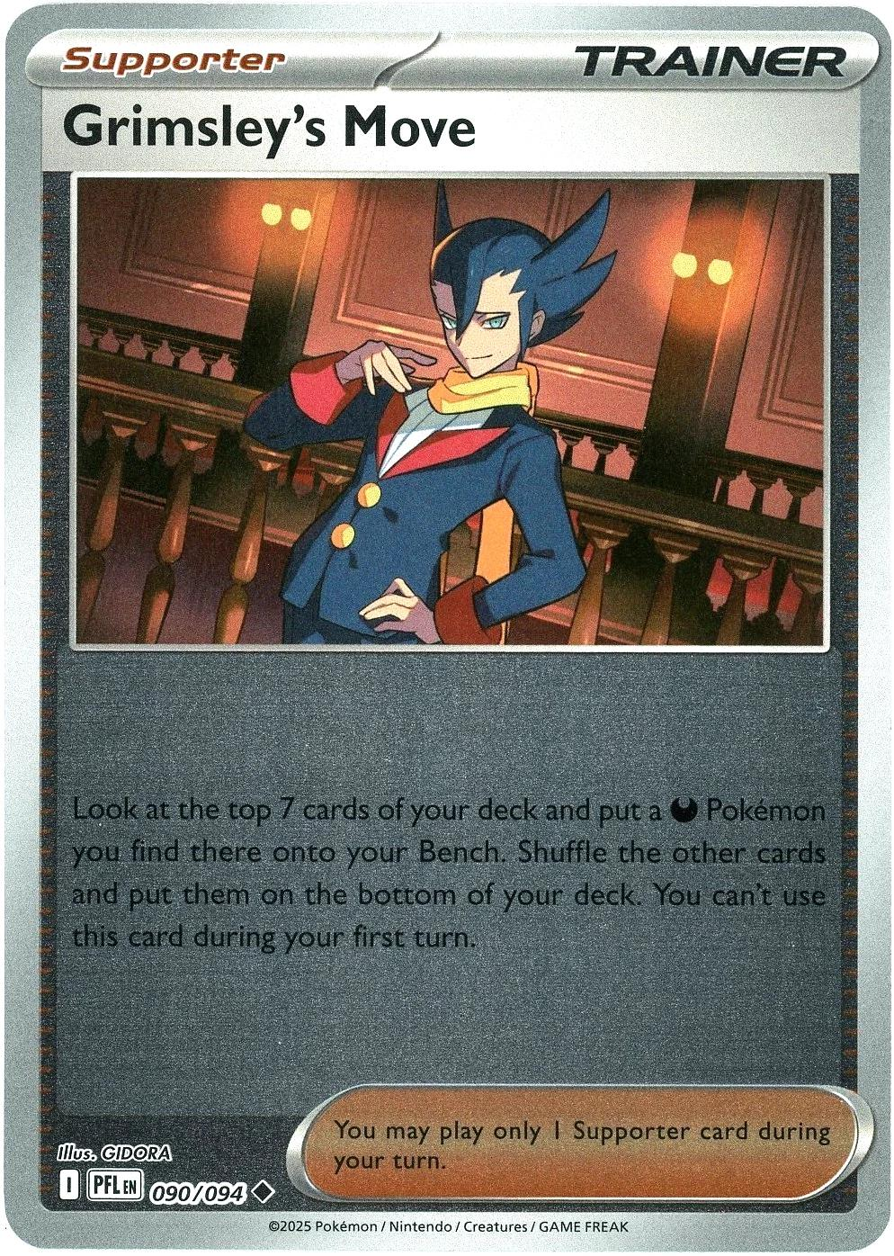 Grimsley's Move Reverse Holografico - Phantasmal Flames