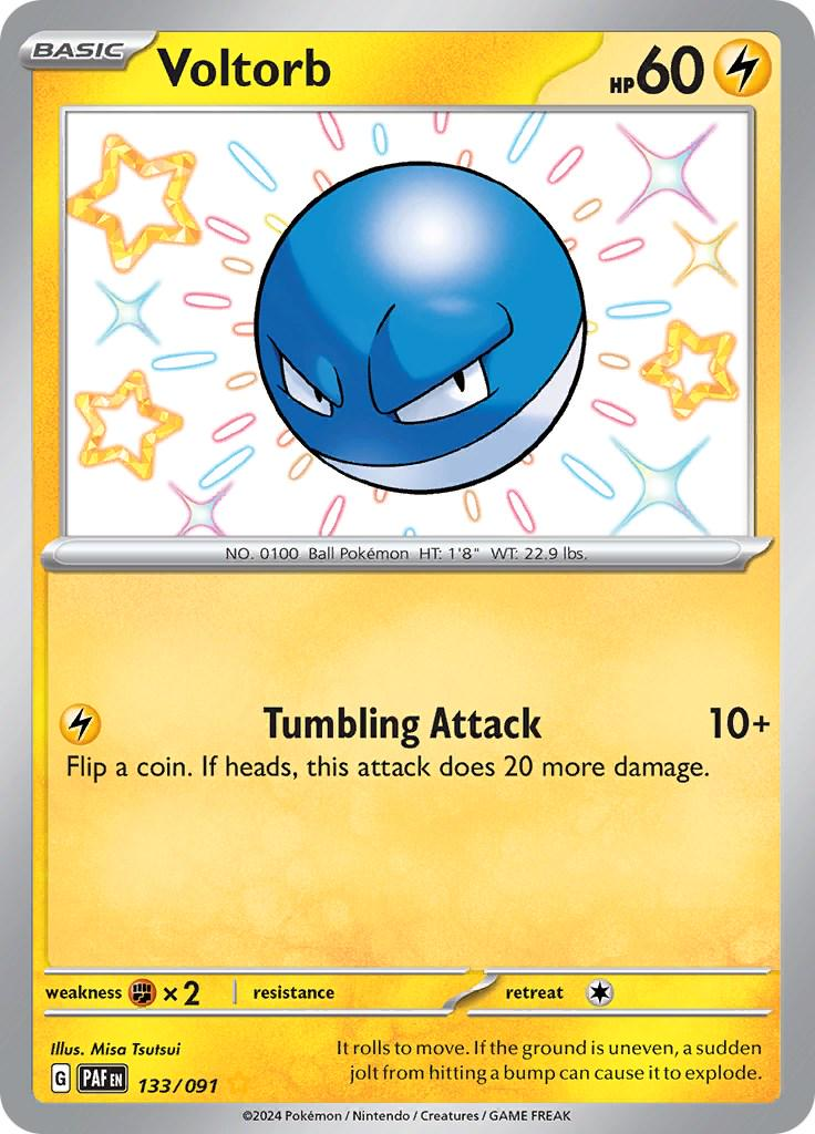 Voltorb Shiny - Paldean Fates