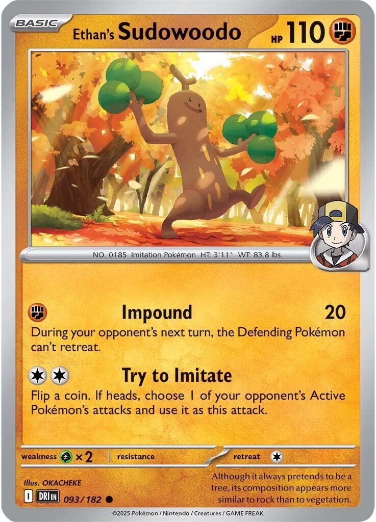Ethan's Sudowoodo - Destined Rivals
