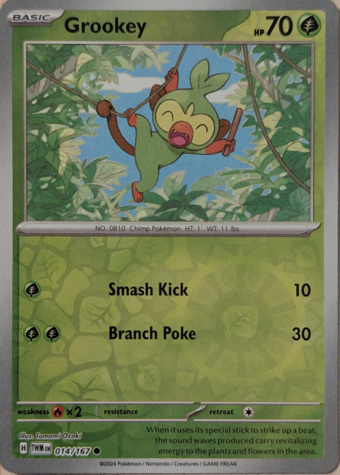 Grookey Reverse Holografico - Twilight Masquerade
