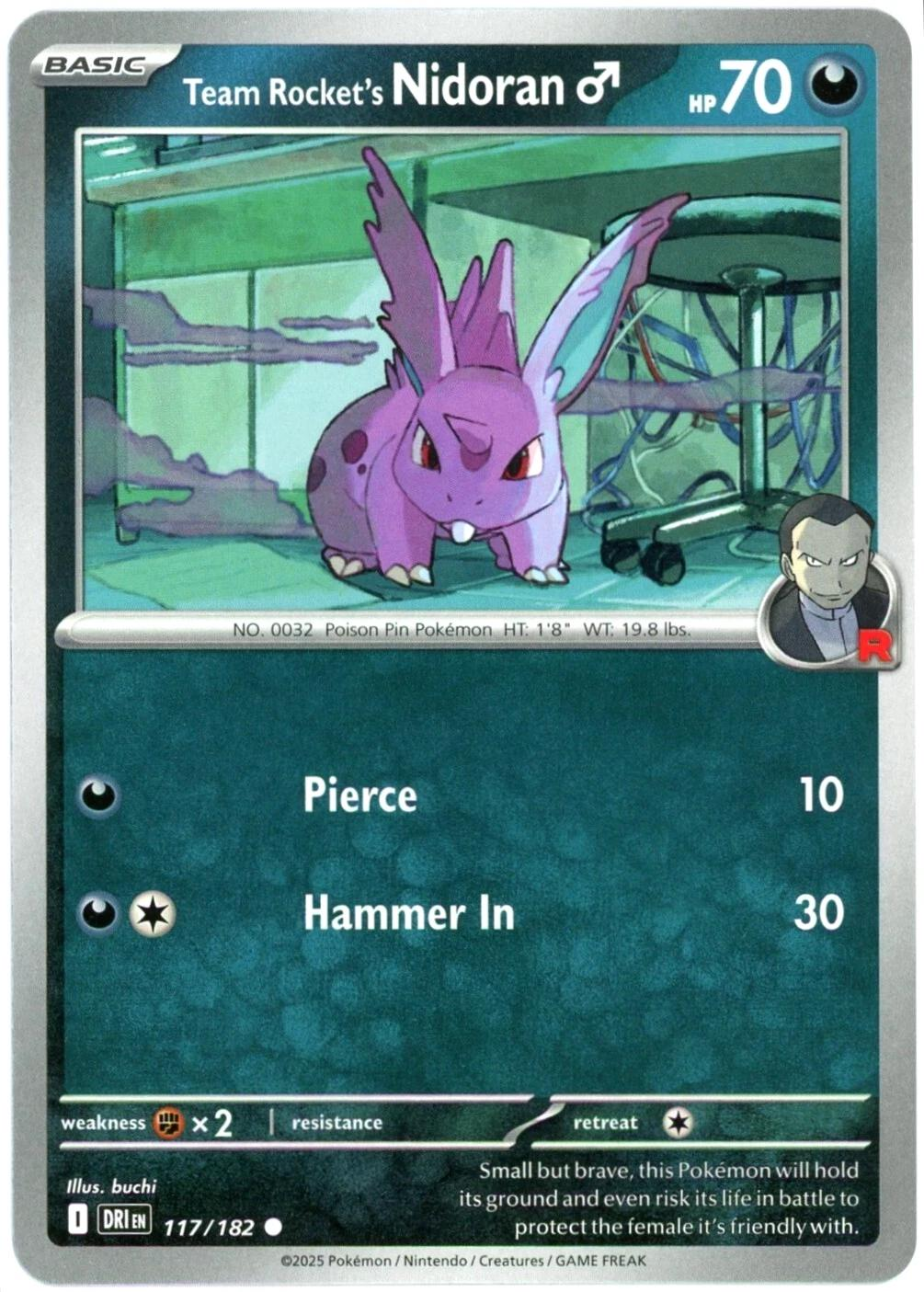 Team Rocket's Nidoran 117 - Destined Rivals