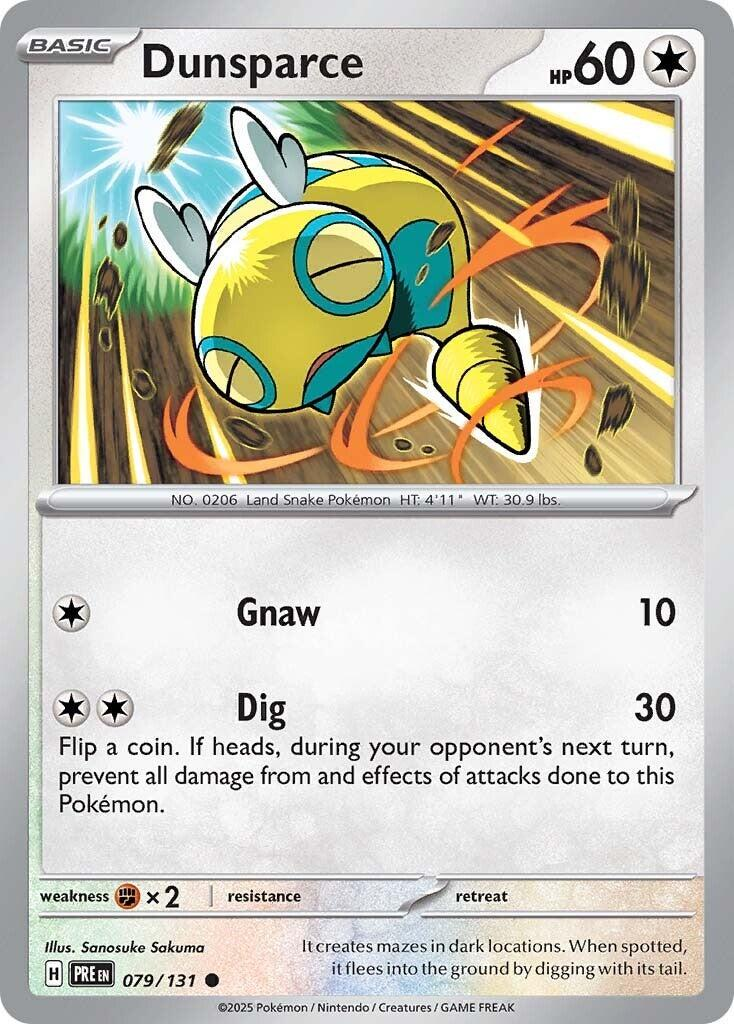 Dunsparce - Prismatic Evolutions