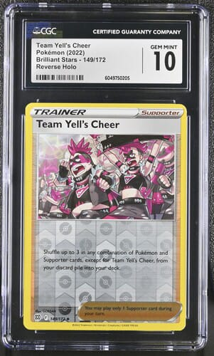 Team Yell's Cheer Reverse Holografico Brilliant Star - CGC 10