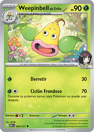 Weepinbell de Erika - Ascenso Heroico