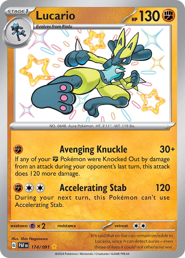 Lucario Shiny - Paldean Fates