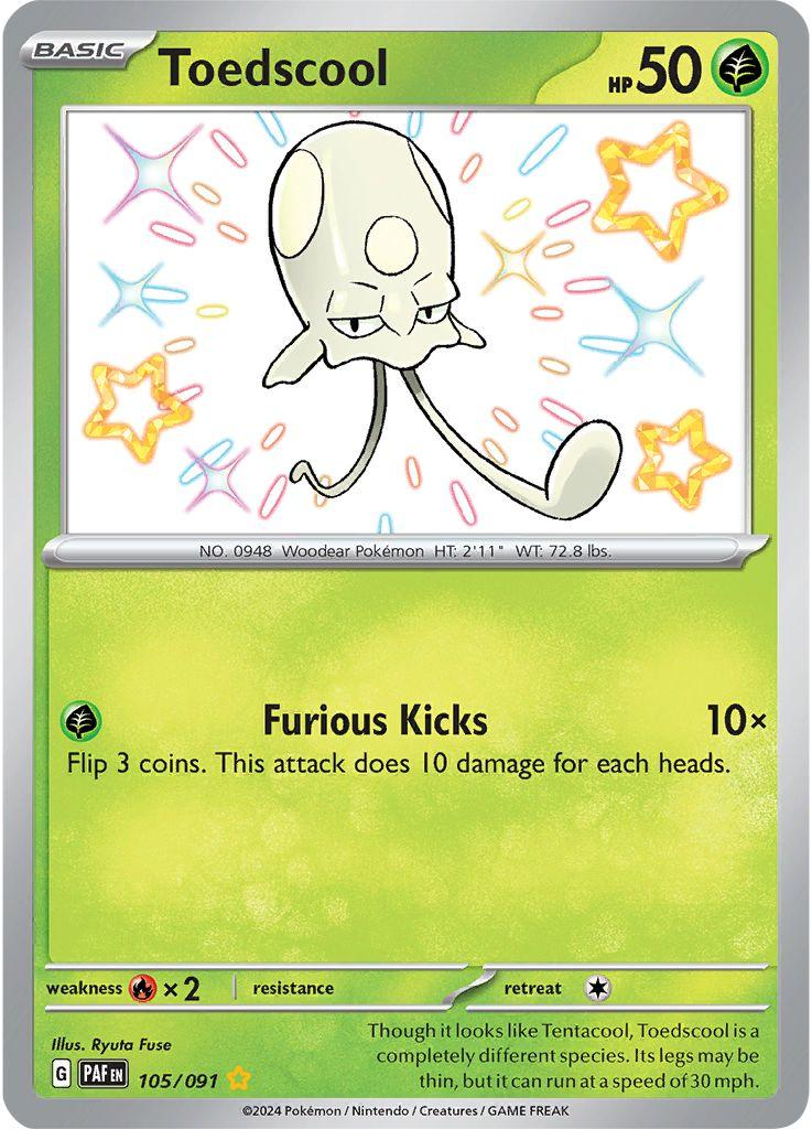 Toedscool Shiny - Paldean Fates