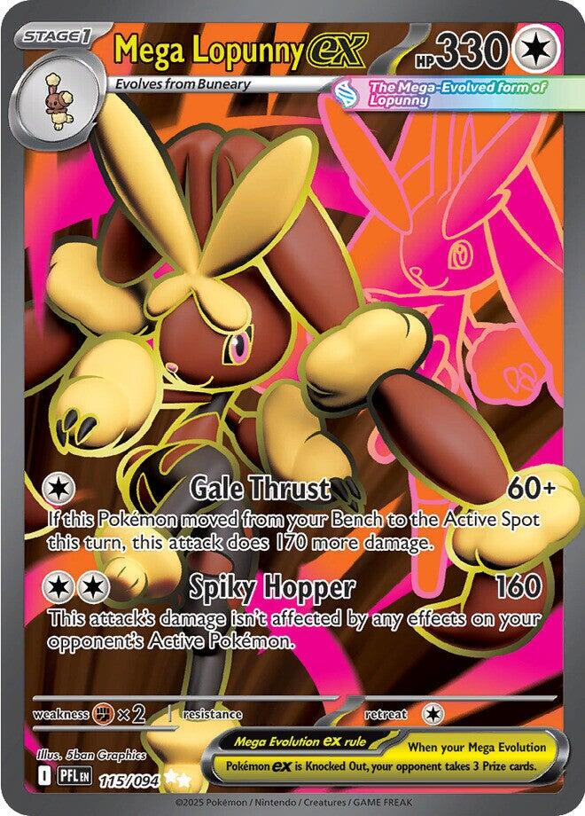 Mega Lopunny EX Full Art - Phantasmal Flames