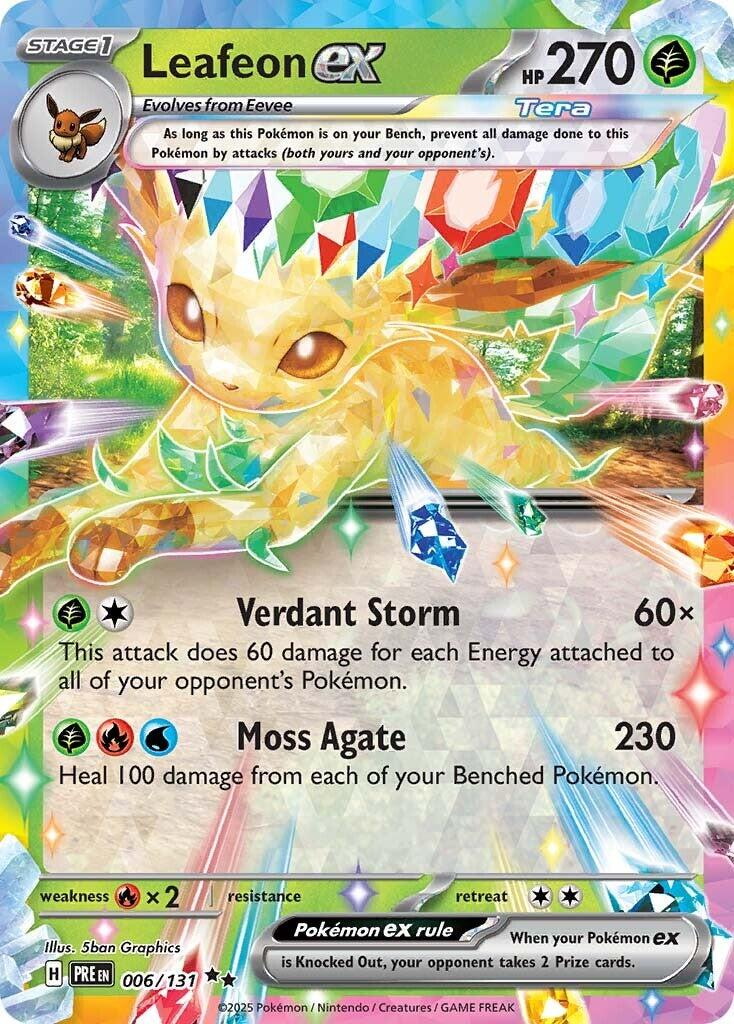 Leafeon EX - Prismatic Evolution