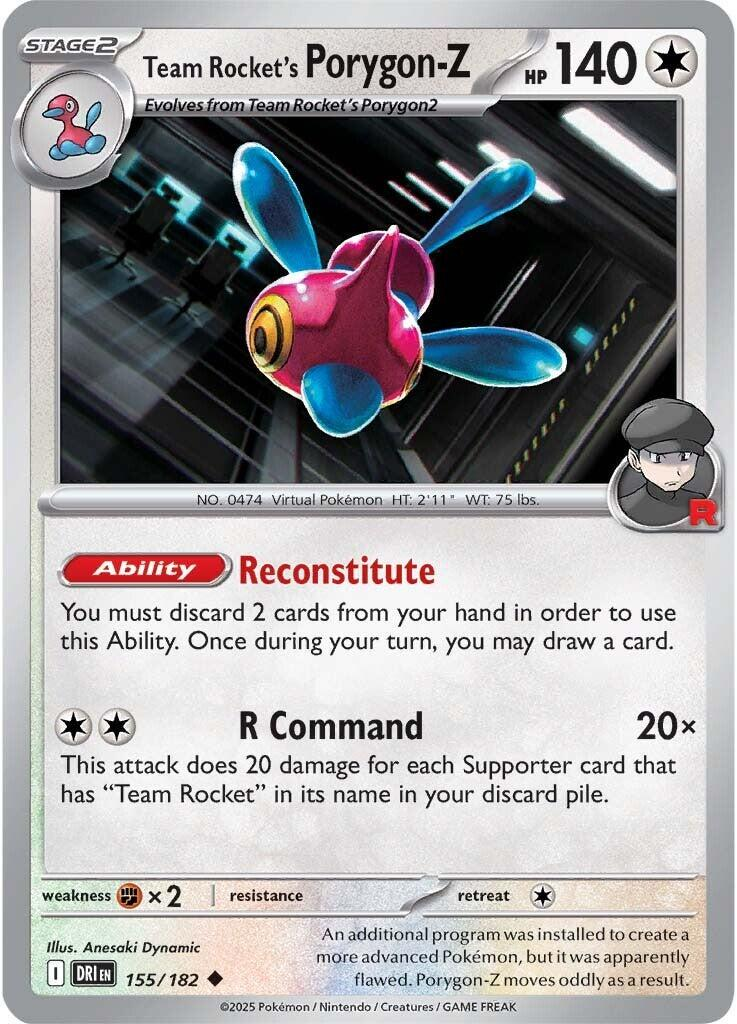 Team Rocket's Porygon Z - Destined Rivals