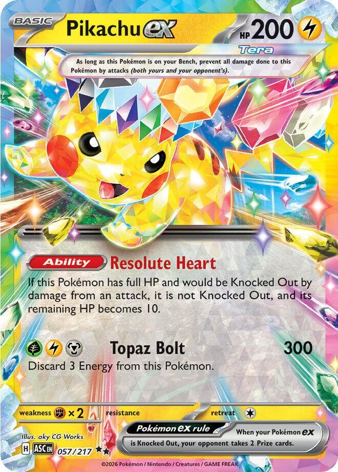 Pikachu EX - Ascended Heroes