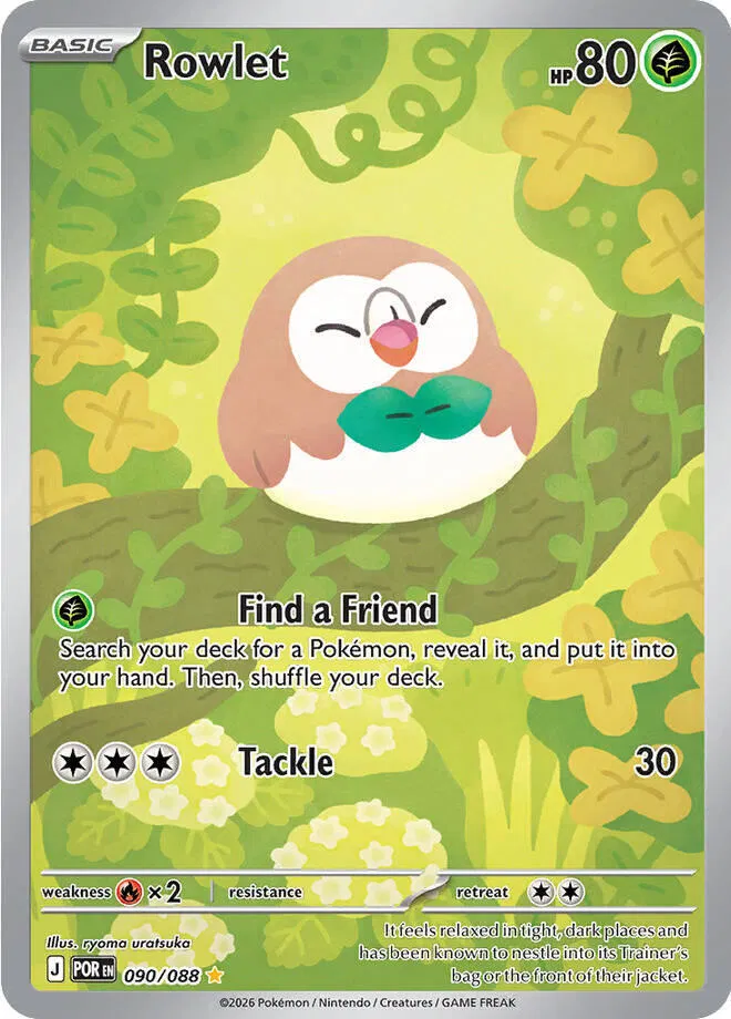 Rowlet Illustration - Perfect Order