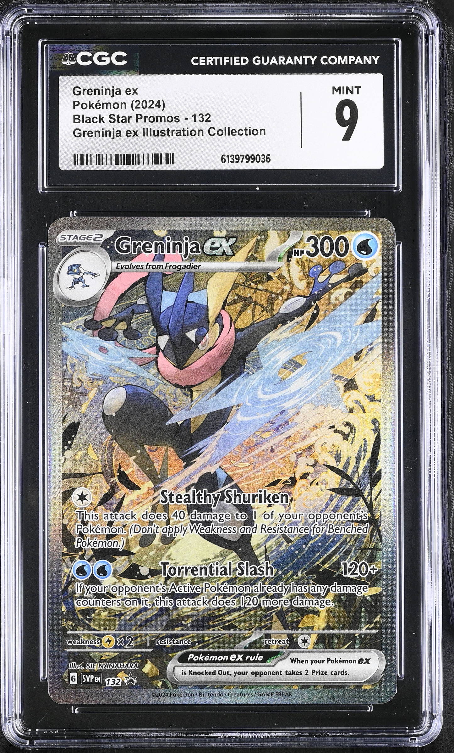 Greninja EX Special Illustration Promo - CGC 9