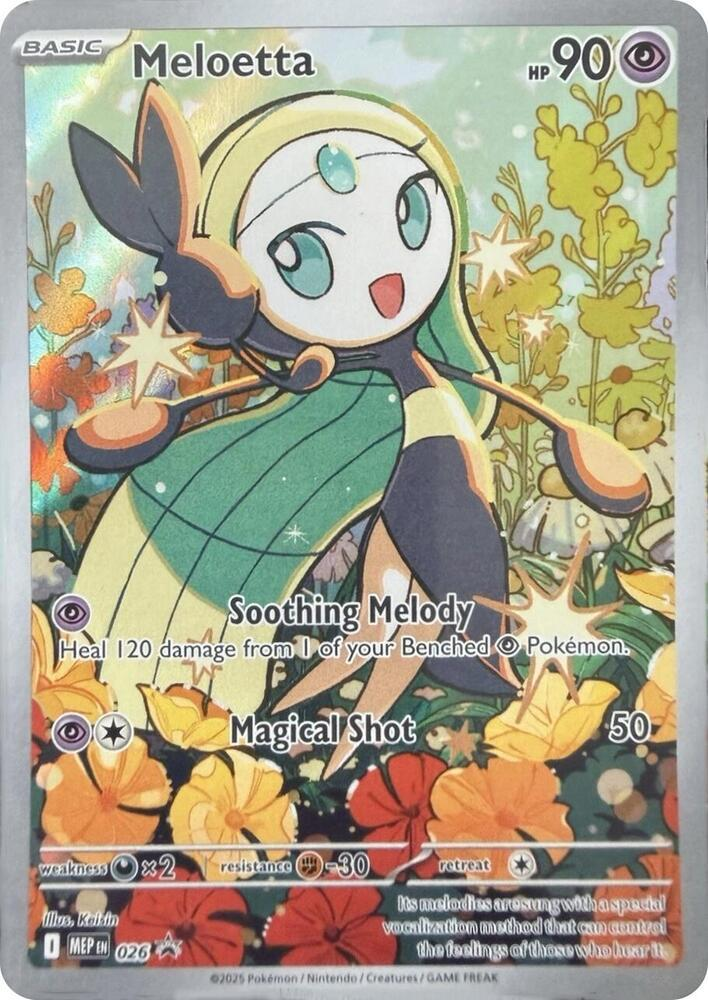 Meloetta Illustration - Mega Evolution Promo
