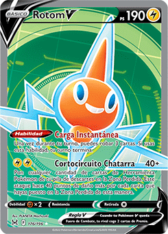 Rotom V Full Art - Origen Perdido