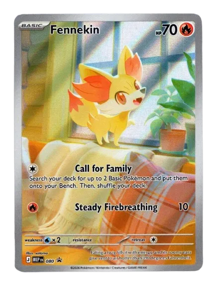 Fennekin Illustration - Mega Evolution Promo