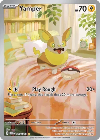 Yamper Illustration - Phantasmal Flames