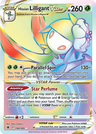 Hisuian Lilligant VSTAR Rainbow - Astral Radiance