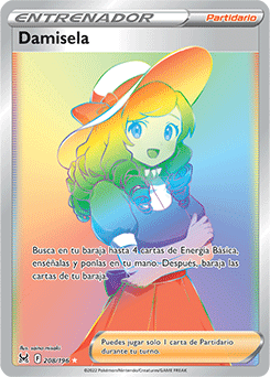 Damisela Full Art Rainbow - Origen Perdido