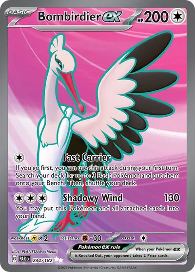 Bombirdier EX Full Art - Paradox Rift